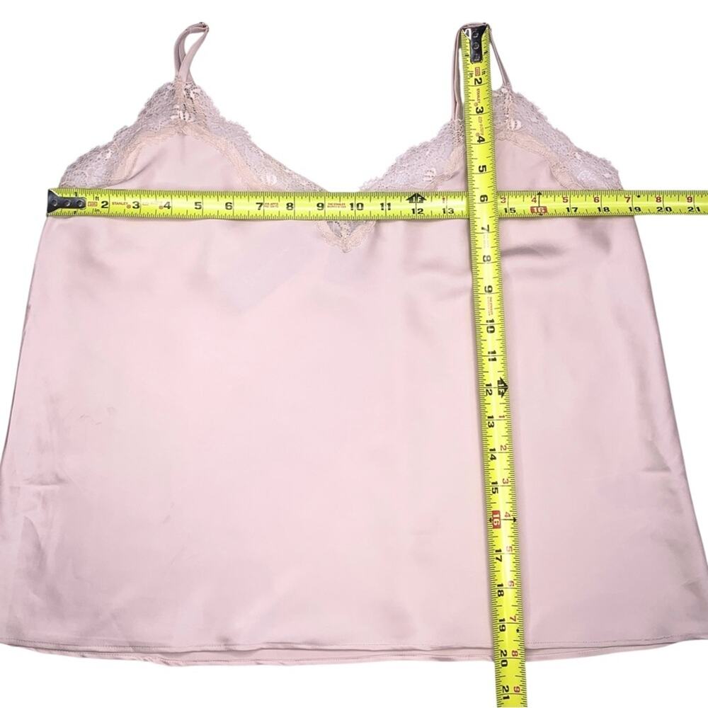 Inc International Concepts Silky Satin Camisole Top Size L Pale Rose Pink NEW - Picture 4 of 10